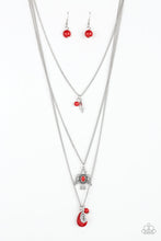 Load image into Gallery viewer, Soar With The Eagles - Red - Necklace
