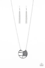 Load image into Gallery viewer, Abstract Aztec Silver Necklace
