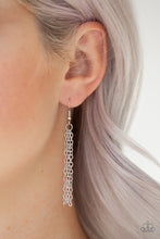 Load image into Gallery viewer, Abstract Aztec Silver Earrings
