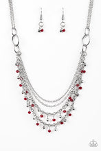 Load image into Gallery viewer, Financially Fabulous - Red - Necklace
