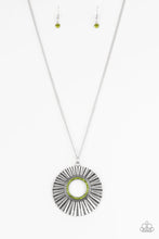 Load image into Gallery viewer, Chicly Centered - Green - Paparazzi - Necklace
