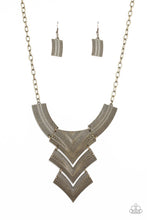 Load image into Gallery viewer, Fiercely Pharaoh - Brass - Necklace
