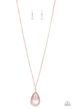 Load image into Gallery viewer, Teardrop Tranquility - Copper - Necklace
