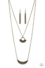 Load image into Gallery viewer, Tribal Trek - Brass - Necklace
