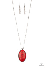 Load image into Gallery viewer, Stone Stampede - Red - Necklace
