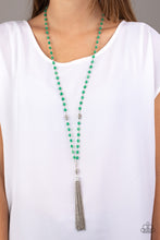 Load image into Gallery viewer, Tassel Takeover - Green - Paparazzi
