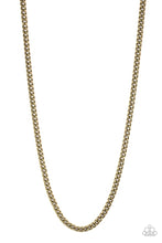 Load image into Gallery viewer, First Rule Of Fight Club - Brass - Necklace
