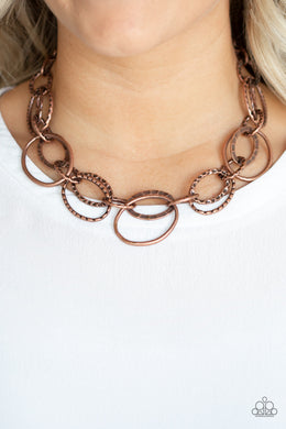 Bend OVAL Backwards - Copper - Paparazzi