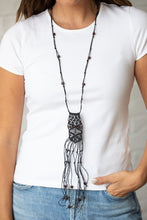 Load image into Gallery viewer, Macrame Majesty Black Paparazzi
