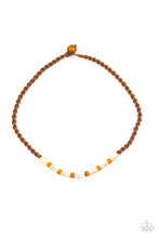 Load image into Gallery viewer, Beach Shark Orange Necklace
