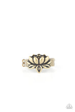 Load image into Gallery viewer, Lotus Crowns - Brass - Ring
