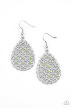 Load image into Gallery viewer, Glorious Gardens - Green - Earring
