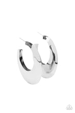 Load image into Gallery viewer, Going Oval-board Silver Earring
