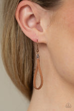 Load image into Gallery viewer, Homespun Artifact Copper Earrings
