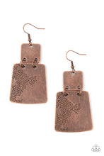 Load image into Gallery viewer, Tagging Along Copper Earrings
