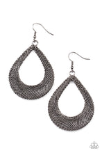 Load image into Gallery viewer, A Hot Mesh Black Earrings
