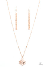 Load image into Gallery viewer, Lotus Retreat - Rose Gold - Necklace
