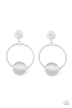 Load image into Gallery viewer, Social Sphere Silver Earrings
