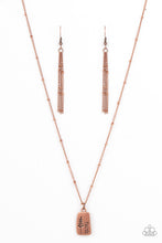 Load image into Gallery viewer, Faith Over Fear Copper Necklace
