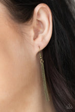 Load image into Gallery viewer, Hold On To Hope Brass Earrings
