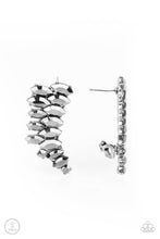 Load image into Gallery viewer, Explosive Elegance Silver Post Earrings
