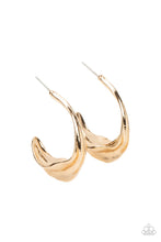 Load image into Gallery viewer, Modern Meltdown Gold Earring
