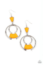 Load image into Gallery viewer, Deco Dancing Orange Earrings
