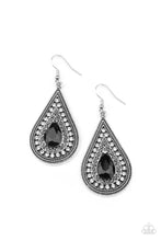 Load image into Gallery viewer, Metro Masquerade - Black - Earring
