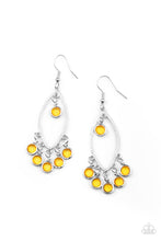 Load image into Gallery viewer, Glassy Grotto Yellow Earring
