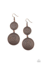 Load image into Gallery viewer, Road Trip Paradise Copper Earrings
