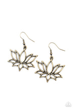 Load image into Gallery viewer, Lotus Ponds - Brass - Earring
