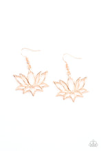 Load image into Gallery viewer, Lotus Ponds - Rose Gold - Earring
