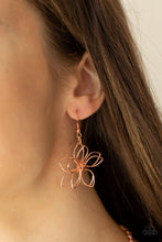 Load image into Gallery viewer, Flower Garden Fashionista Copper Earrings
