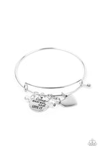 Load image into Gallery viewer, Come What May and Love It White Bracelet
