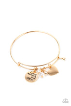 Load image into Gallery viewer, Come What May and Love It Gold Bracelet
