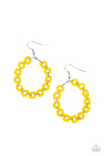 Load image into Gallery viewer, Festively Flower Child Yellow Earrings
