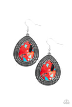 Load image into Gallery viewer, Terrazzo Tundra - Red - Earring
