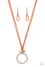 Load image into Gallery viewer, Noticeably Nomad Orange Necklace
