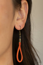 Load image into Gallery viewer, Noticeably Nomad Orange Earrings
