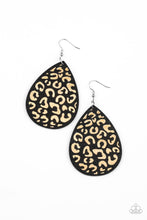 Load image into Gallery viewer, Suburban Jungle Black Earrings
