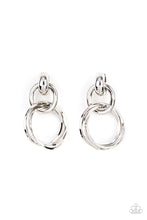 Load image into Gallery viewer, Dynamically Linked Silver Earrings
