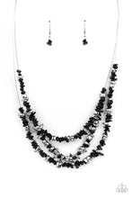 Load image into Gallery viewer, Placid Pebbles - Black - Necklace
