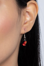 Load image into Gallery viewer, Placid Pebbles Orange Earrings
