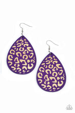 Load image into Gallery viewer, Suburban Jungle - Purple - Earring
