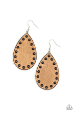 Load image into Gallery viewer, Rustic Refuge Black Earrings
