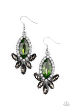 Load image into Gallery viewer, Serving Up Sparkle Green Earrings
