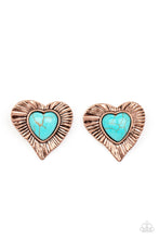 Load image into Gallery viewer, Rustic Romance Copper Earrings
