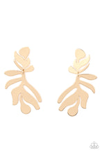 Load image into Gallery viewer, Palm Picnic - Gold - Earring
