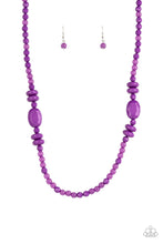 Load image into Gallery viewer, Tropical Tourist - Purple - Necklace
