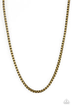 Load image into Gallery viewer, No ENDGAME in Sight - Brass - Necklace
